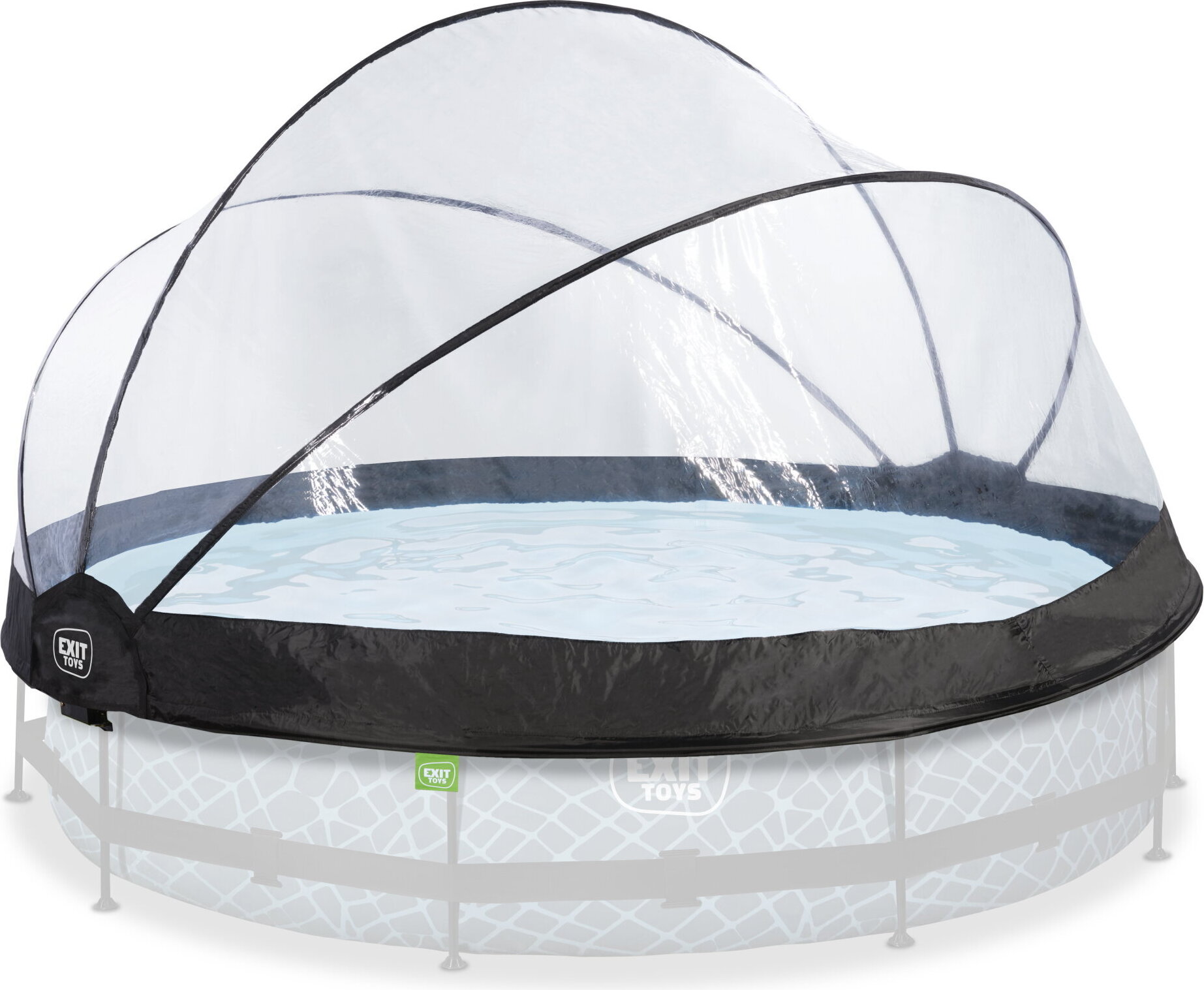 EXIT Pool Überdachung ECO ø366cm, Pool Dome, Universal, Pool-Zubehör, Wetterfest