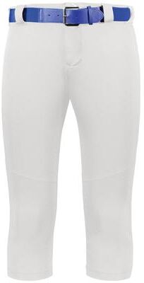 Russell Athletic RS4DBG Girls On Deck Softball Knicker in White size Large   Polyester
