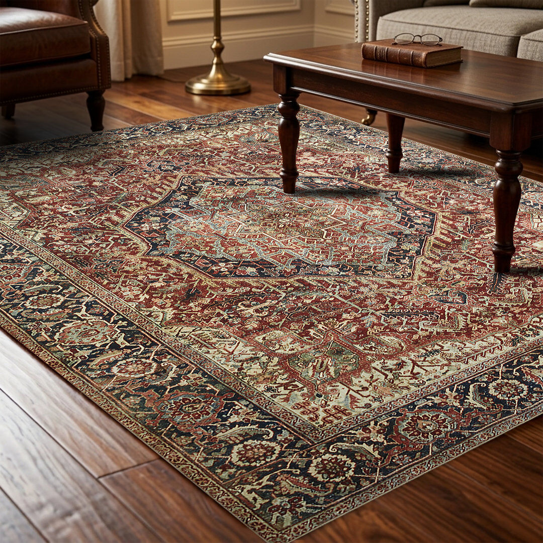 East Urban Home Cashmere Machine Tufted Area Rug ( Low-Pile Traditional) MAJESTIC Rectangle 200 x 290 cm