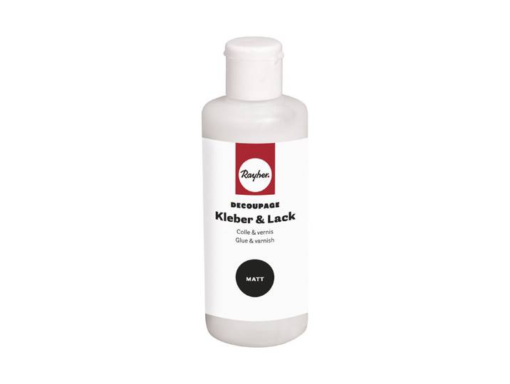 Decoupage Kleber&Lack matt, Flasche 80ml
