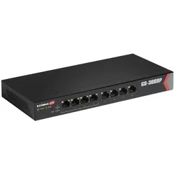 Edimax Pro GS-3000 Desktop Gigabit Smart Switch, 8x RJ-45, PoE+