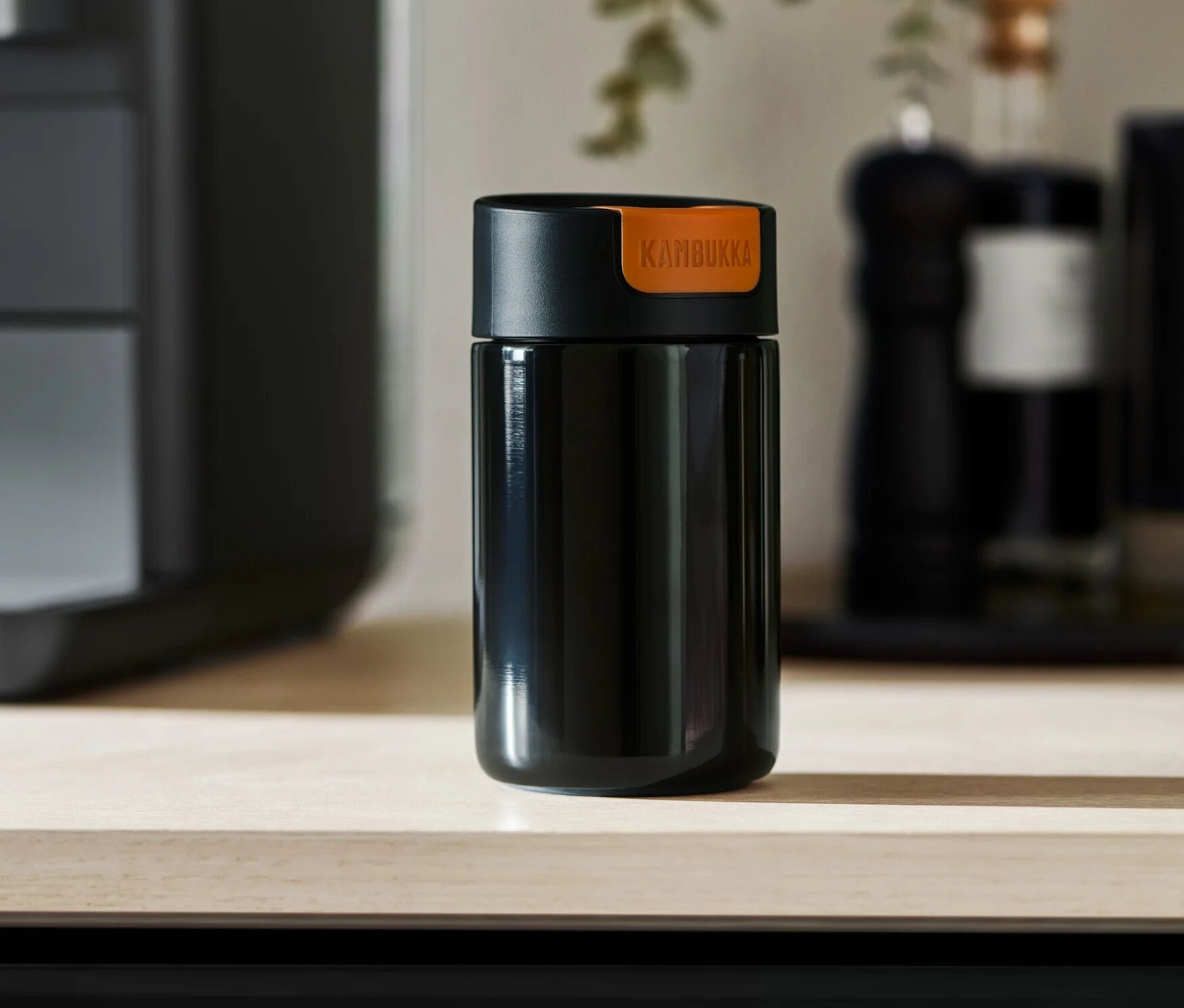 Kambukka Kaffee-to-go-Becher - schwarz