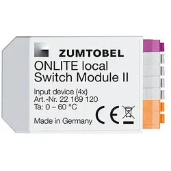 Zumtobel 22169120 DALI Schalt-Eingangsgerät 4-fach ONLITE local SWITCH MODULE II