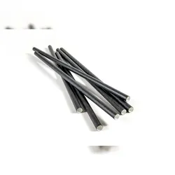 paperi® Premium Papier-Trinkhalme Schwarz Ø8 mm x 250 mm - 650 Stk.