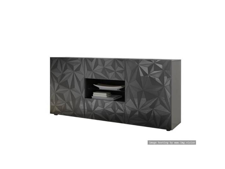Buffet MOSCA 2 portes anthracite
