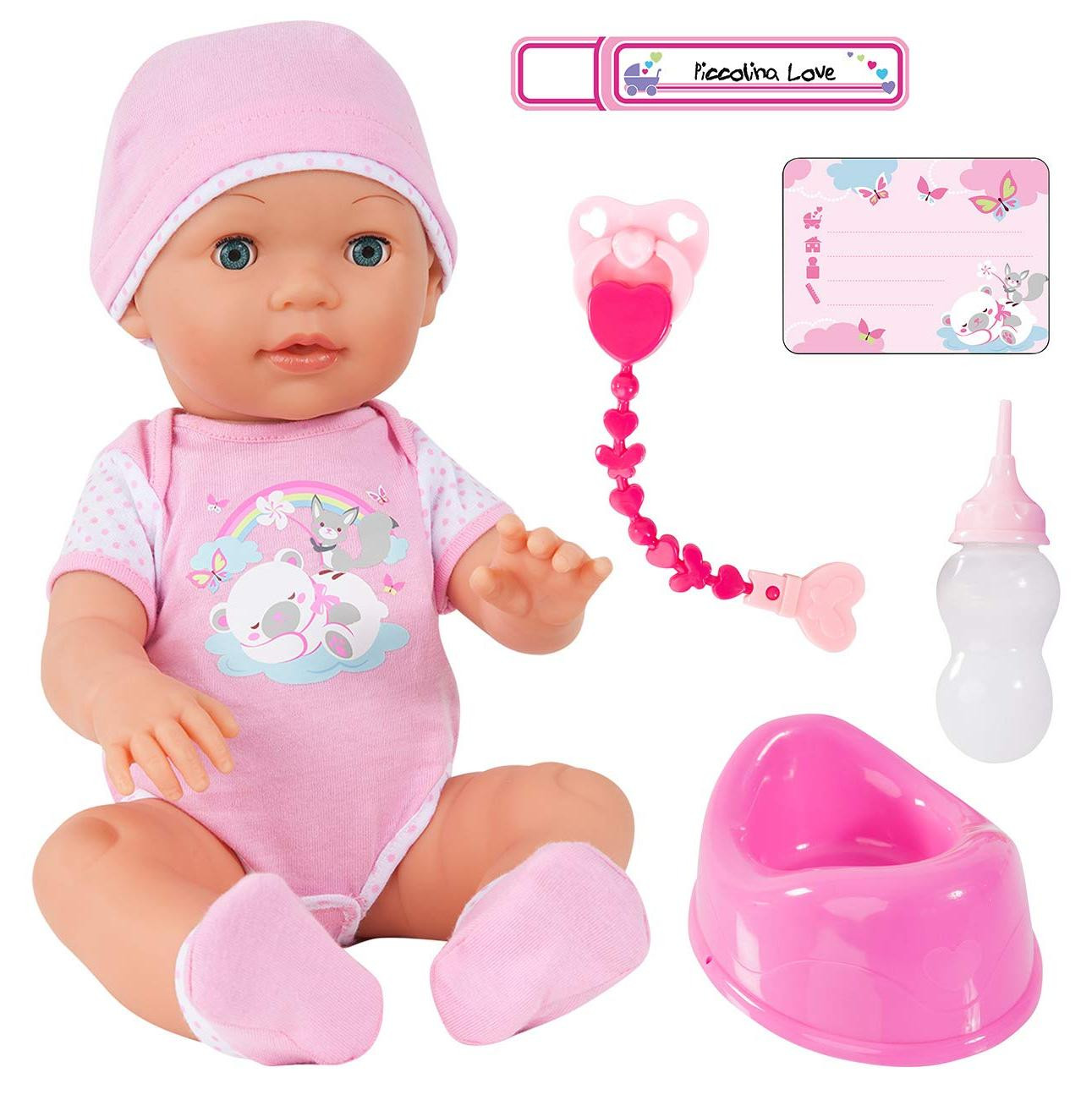 Bayer Design Piccolina Love functionele pop met accessoires