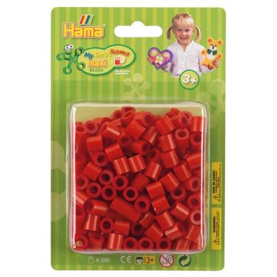 HAMA Maxi Blister-Packung mit 250 Perlen Rot