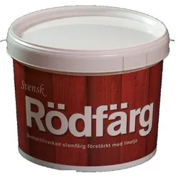 Vadstena Svensk Rödfärg - Standard Schwedenrot - 10 l Eimer
