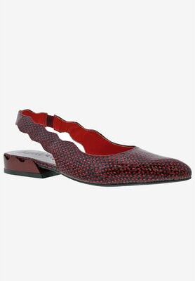 Wide Width Women's Frolic Sling by Bellini in Red (Size 7 1/2 W)
