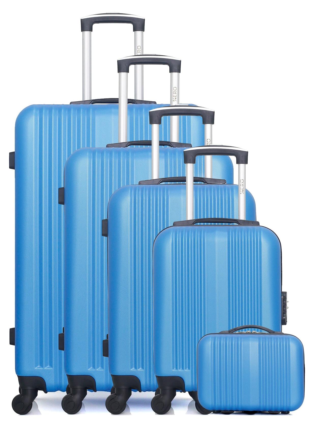 HERO - 5er-Set LIPARI-U-Koffer, 75 cm, 4 Rollen