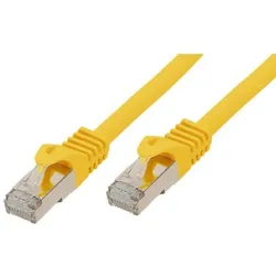 Shiverpeaks RJ45 Patchkabel-Flach, Cat7, slim, 0,25m gelb