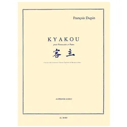 Kyakou Pour Percussion Et Piano Pour Percussion Et Piano Bj, Fachbücher von Francois Dupin