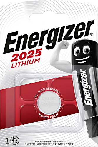Energizer Knopfzelle CR 2025 3 V 1 St. 163 mAh Lithium CR2025