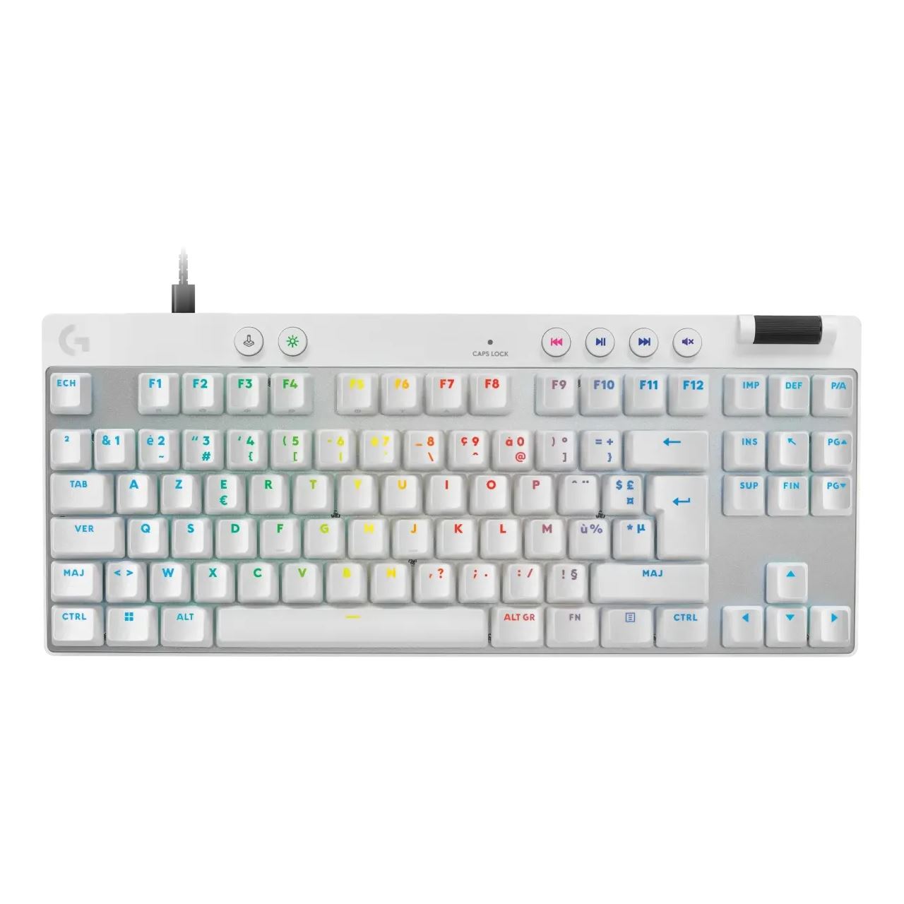 Logitech PRO X TKL RAPID - WHITE - FRA