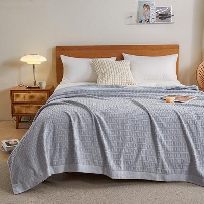 Shop Station Retro Cotton Towel Blanket Breathable Summer Blanket & Terry Bedspread For Beds And Sofas grey 59.1 78.7 In