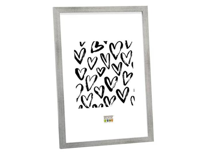 Deknudt lijst S43Ad1-18.0X24.0 houten lijst antiek zilver, 1,4 cm breed