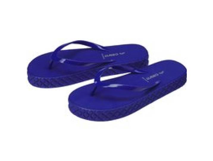 CRIVIT Tongs femme, avec semelle plateforme. (Bleu, 40)