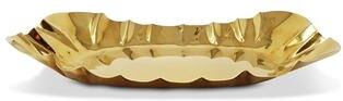 Vivience "Hammered Serving Tray 17.25""L Stainless Steel"