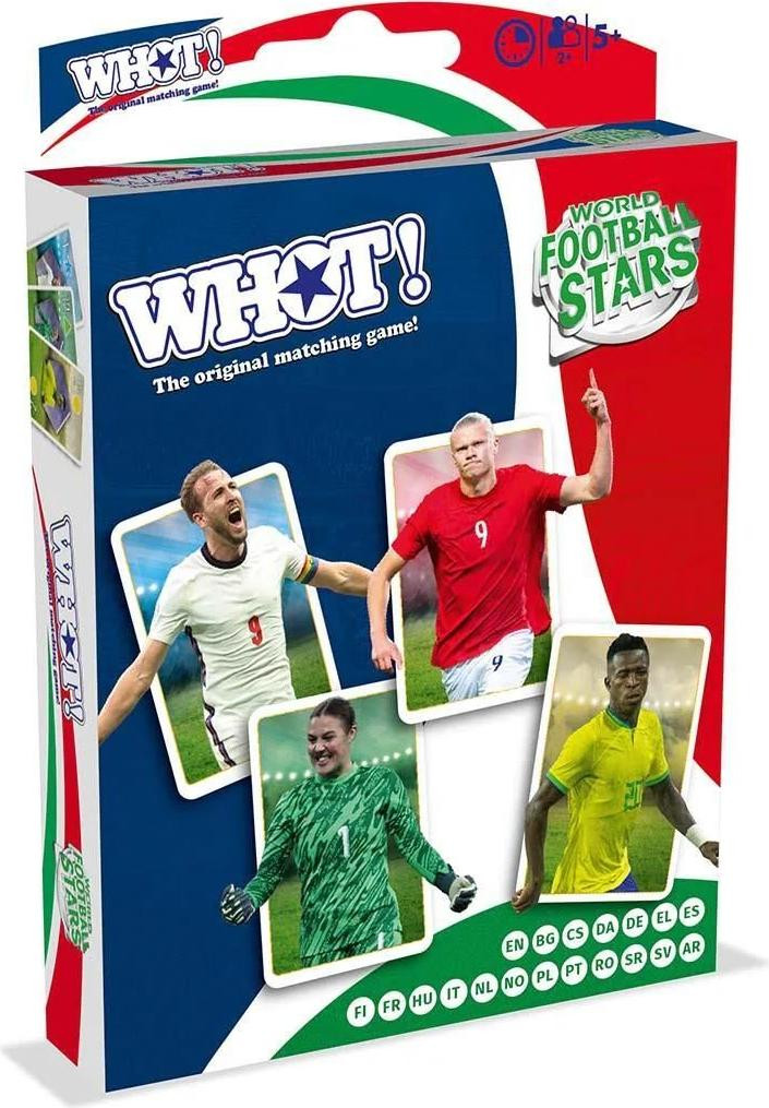 Winning Moves Speelkaarten WHOT! Wereldberoemde voetballers