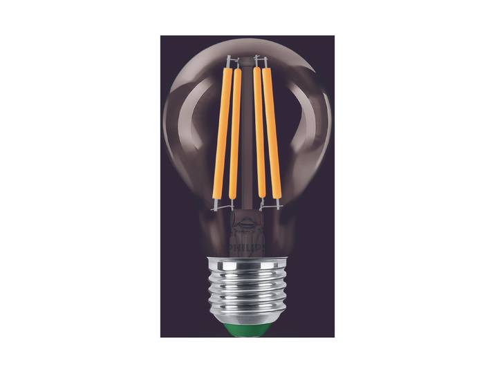 Philips Classic ultraeffiziente LED-Lampe mit Energieeffizienzklasse A, ersetzt 60W, E27 Sockel, klar, warmweiß (2700K)