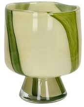 BIDK Home "Camou Glass Vase Olive Dia 6.9"""