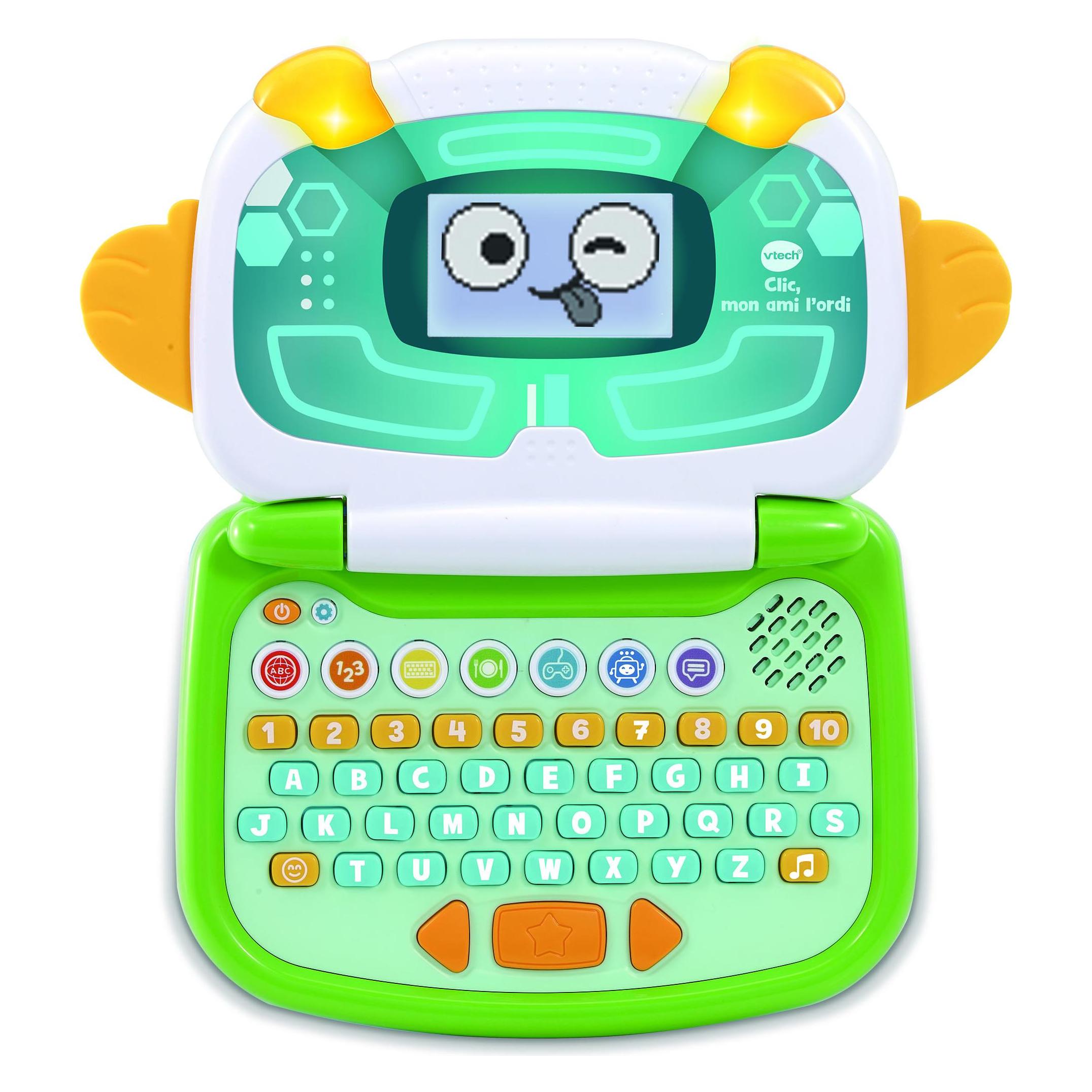 VTech Clic, mon ami l'ordi bleu / vert (Französisch, 3 - 6 Jahre) (80-615105)