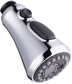 Top Demand Picks Universal Pull Down Spray Head Kitchen Faucet Part Compatible With Moen, Delta, Kohler, Chrome Replacement Spray chrome