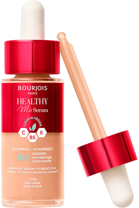 Bourjois Healthy Mix serum foundation base de maquillaje #55N-deep beige