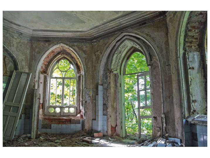 Alubild Lost Place Salon image LAND