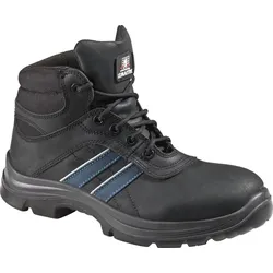 Lemaitre Sicherheitsstiefel aus Büffelleder S3 SRC Weite XXL ANDY HIGH Schwarz Blau