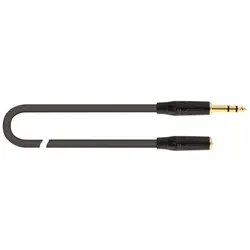 Quik Lok JUST/J63J63F-5 6.3 Stereo TRS Headphone Jack Extension Cable / 6.3 Stereo TRS Jack 5 meters (5 m), Audiokabel