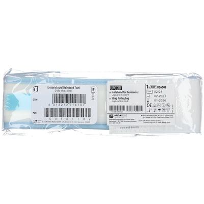 Urin Beinbeutel Halteband Textil 49 cm mittel 1 St Beutel