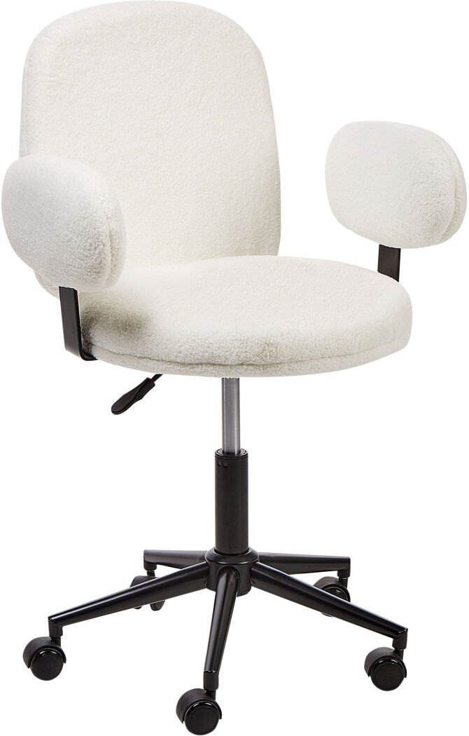 17 Stories Somarah Teddy Office Chair White 58cm W X 58cm D