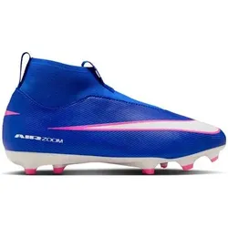 NIKE Kinder Fussball-Rasenschuhe JR ZOOM SUPERFLY 10 ACAD FGMG, Größe 36 in Blau Blau