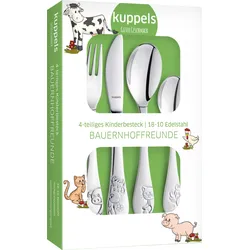 Kuppels Bauernhoffreunde Edelstahl Kinderbesteck Set 4-tlg.