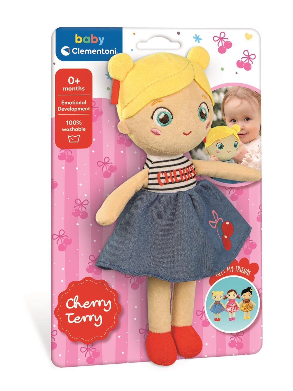 Clementoni Baby Soft Plush Doll Cherry Terry