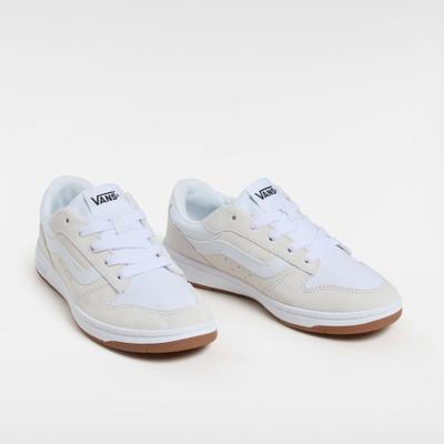 Sneaker VANS "Ryland LS", Damen, Gr. 37, weiß (weiß, weiß), Leder, Schuhe Sneaker