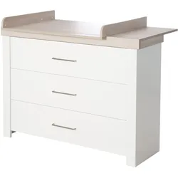 Wickelkommode roba LUCY (BHT 120x98x75 cm) - weiß - BHT 120x98x75 cm