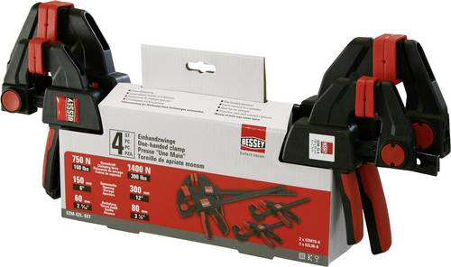 Bessey EZM-EZL-Set Einhandzwinge Spann-Weite (max.):300mm Ausladungs-Maße:80mm