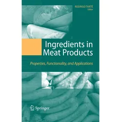Ingredients in Meat Products, Fachbücher von Rodrigo Tarté