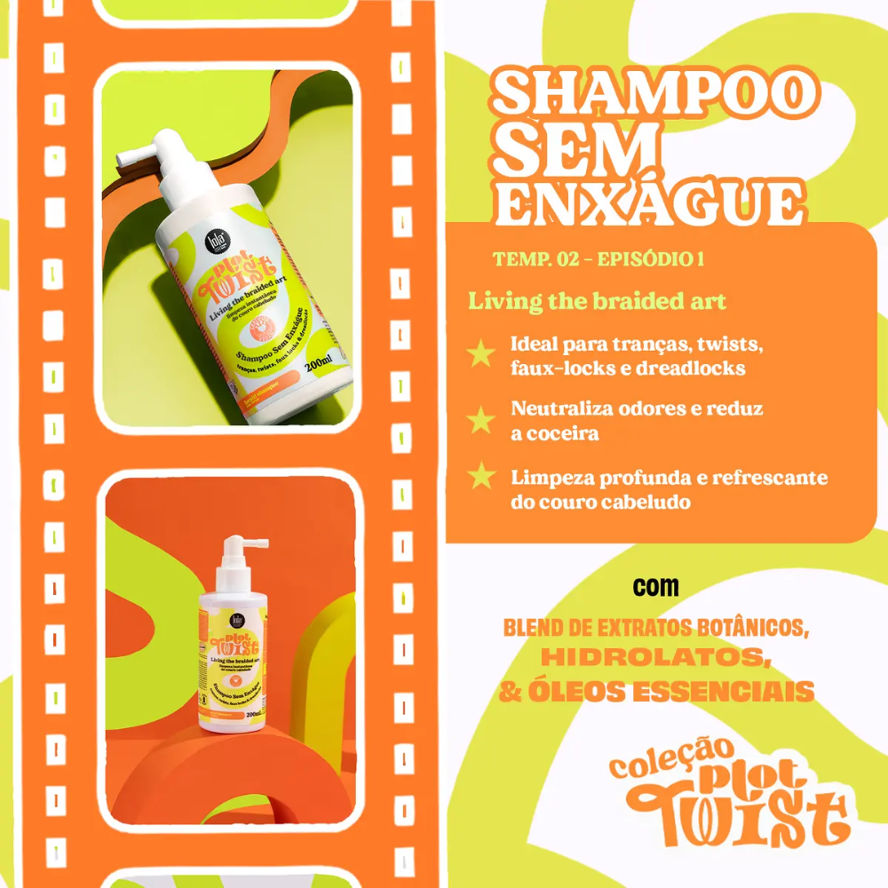 Lola Cosmetics Plot Twist Leave-In Hair Shampoo 200mL