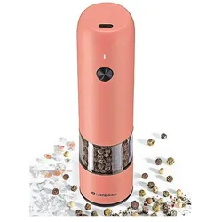 Zassenhaus Pfeffermühle KÖLN USB elektrisch 14 cm coral, Pfeffermühle + Salzmühle, Mehrfarbig
