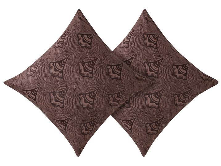 Dekokissen BRUNO BANANI Alessio , braun, B:50cm L:50cm, Polyester, Dekokissen_Sitzkissen_Kissenhüllen, Dekokissen, recyceltes Material, ohne Füllung, Jacquard Muster, moderner Hingucker