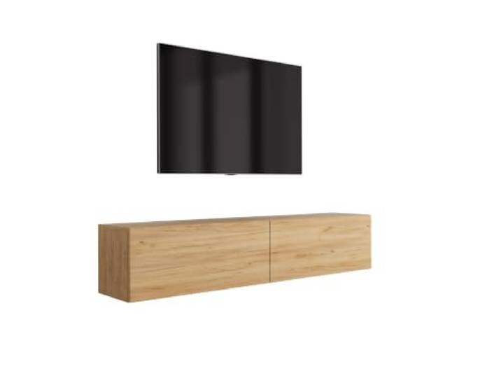 3xE Living TV-Lowboard hängend 170 cm, 2 Türen, Eiche Craft, 170 x 32 x 34 cm