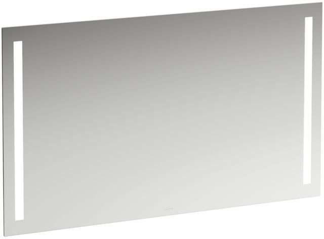 Laufen LED-Spiegel H4038561121441 120 x 70 x 2,8 cm, mit 2 vertikalen integrierten LED-Lichtelementen