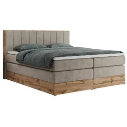 BOXSPRINGBETT BELLISSIMO KING 160/200 Beige Struktur - H3