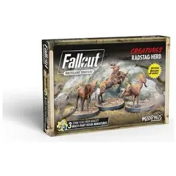 Modiphius Fallout: Wasteland Warfare - Creatures: Radstag Herd