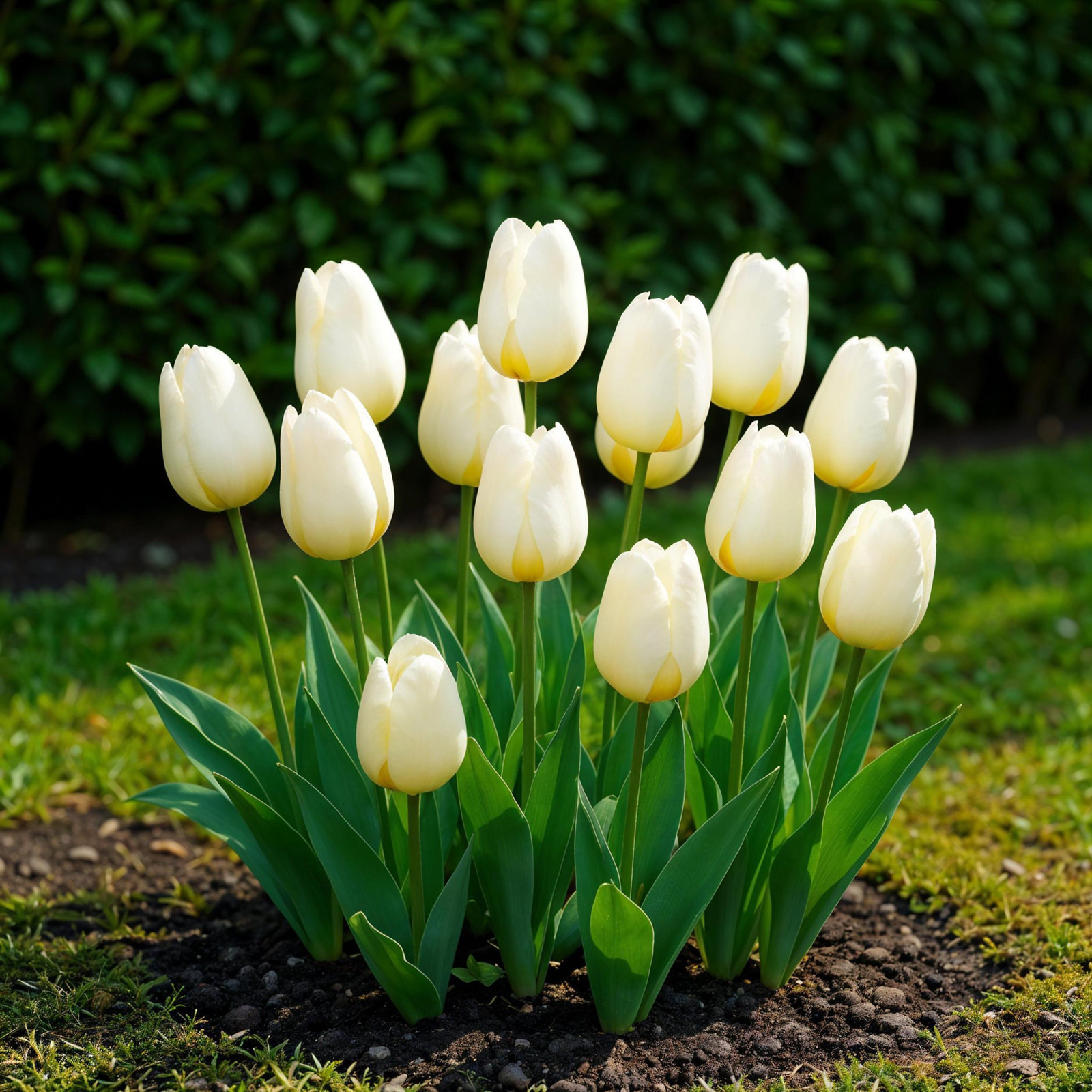 Exotenherz Tulipa Triumph White Tulp bloembollen - Wit (15 stuks)