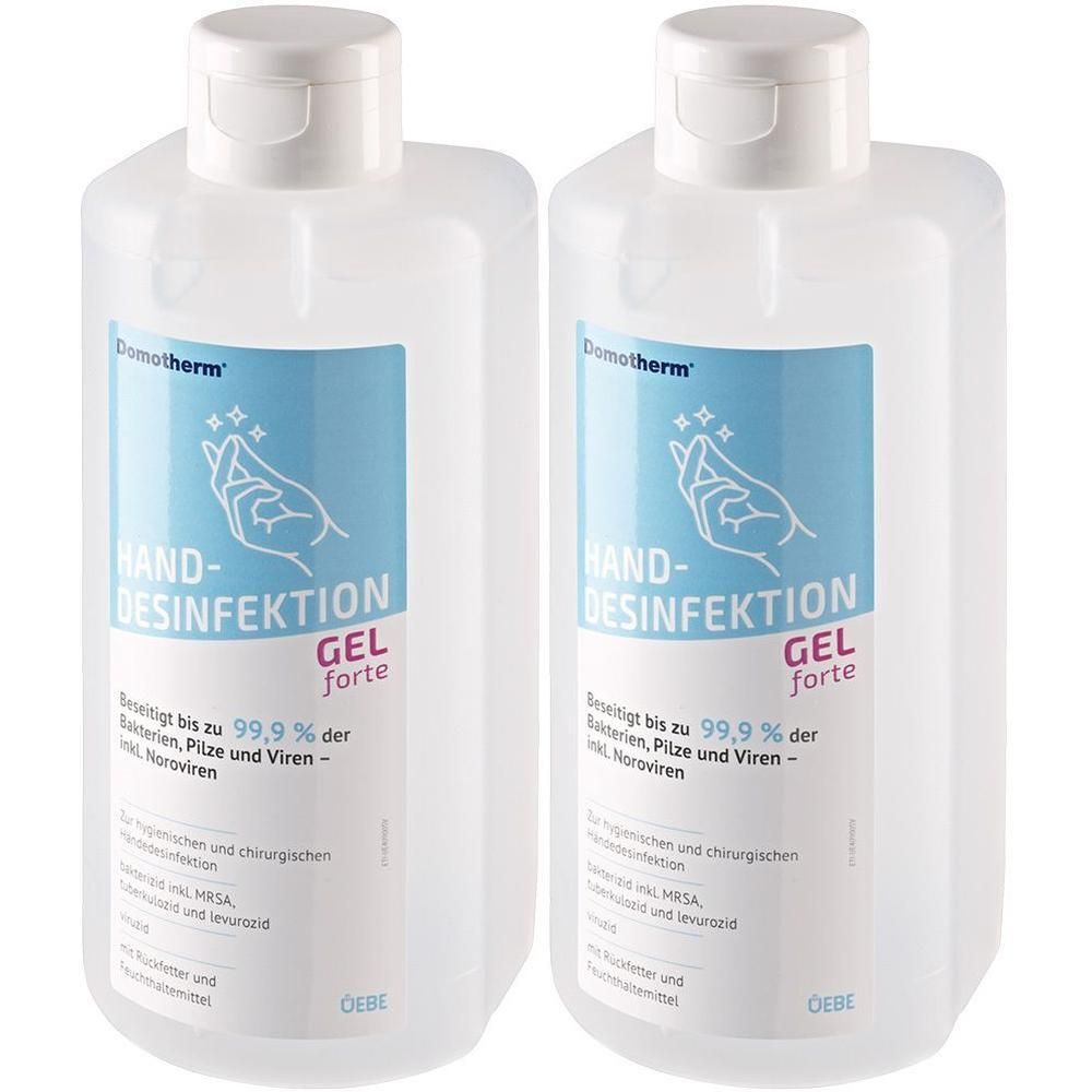 Domotherm Hand-Desinfektions-Gel forte 2x 2x500 ml Gel