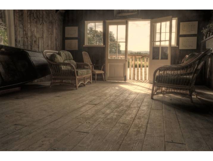 Fototapete PAPERMOON Stube rustikel , bunt, B:2,5m L:1,86m, Vlies, Tapeten, Fototapete